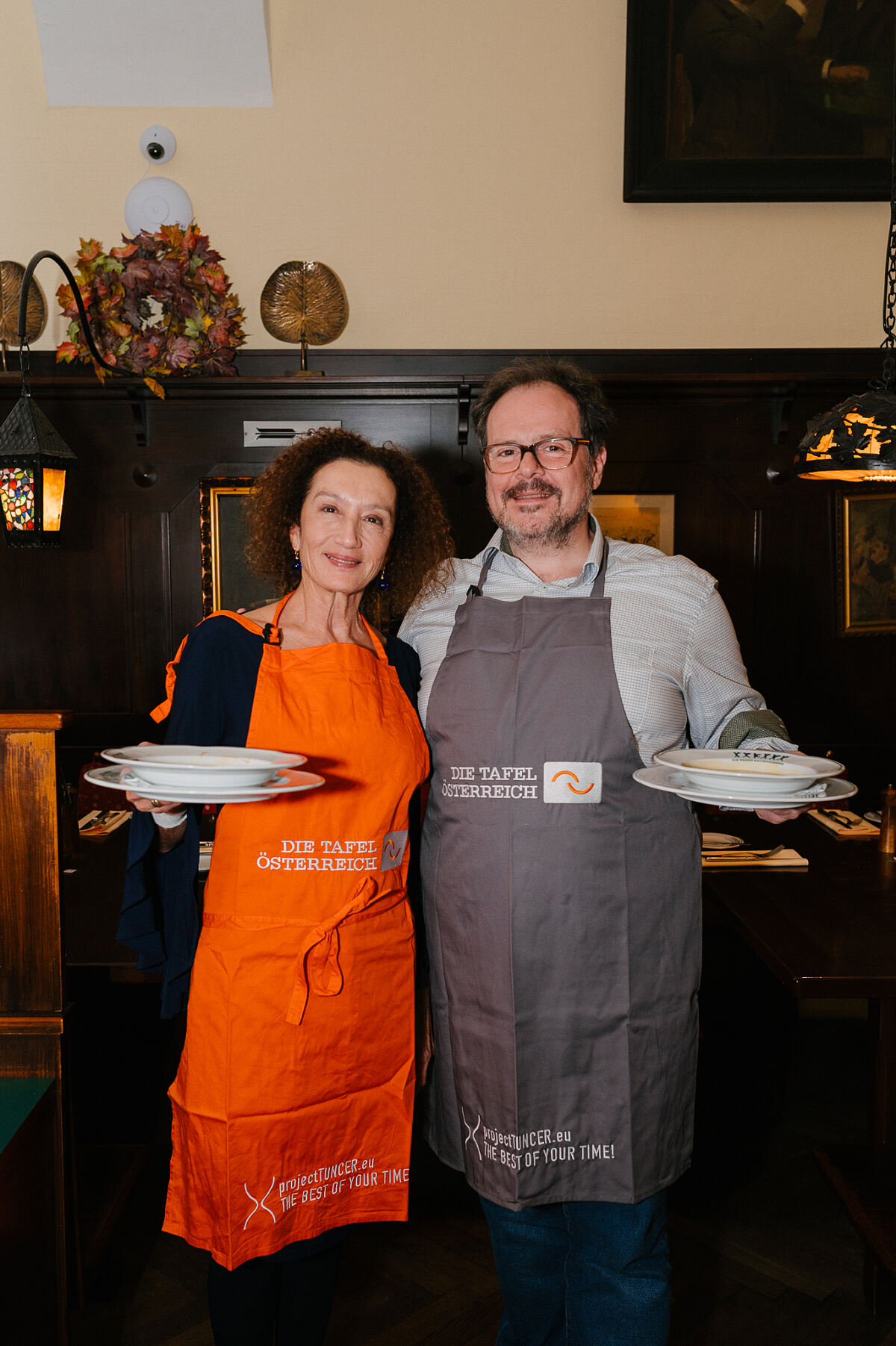 Suppe mit Sinn-Botschafter:innen Konstanze Breitebner und Thomas Mraz