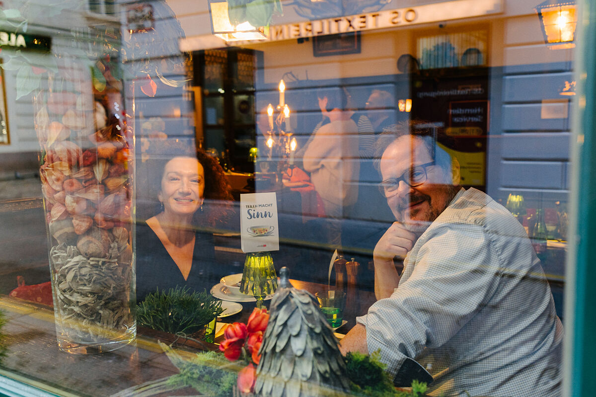 Suppe mit Sinn-Botschafter:innen Konstanze Breitebner und Thomas Mraz