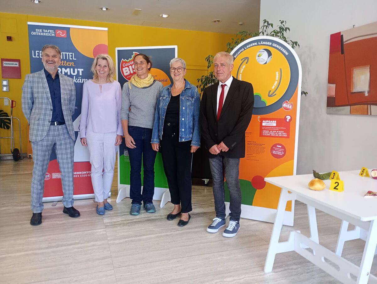 Josef Pretis, Alexandra Gruber, Claudia Sacher, Gerlinde Kieberl und Gerald Kolbitsch