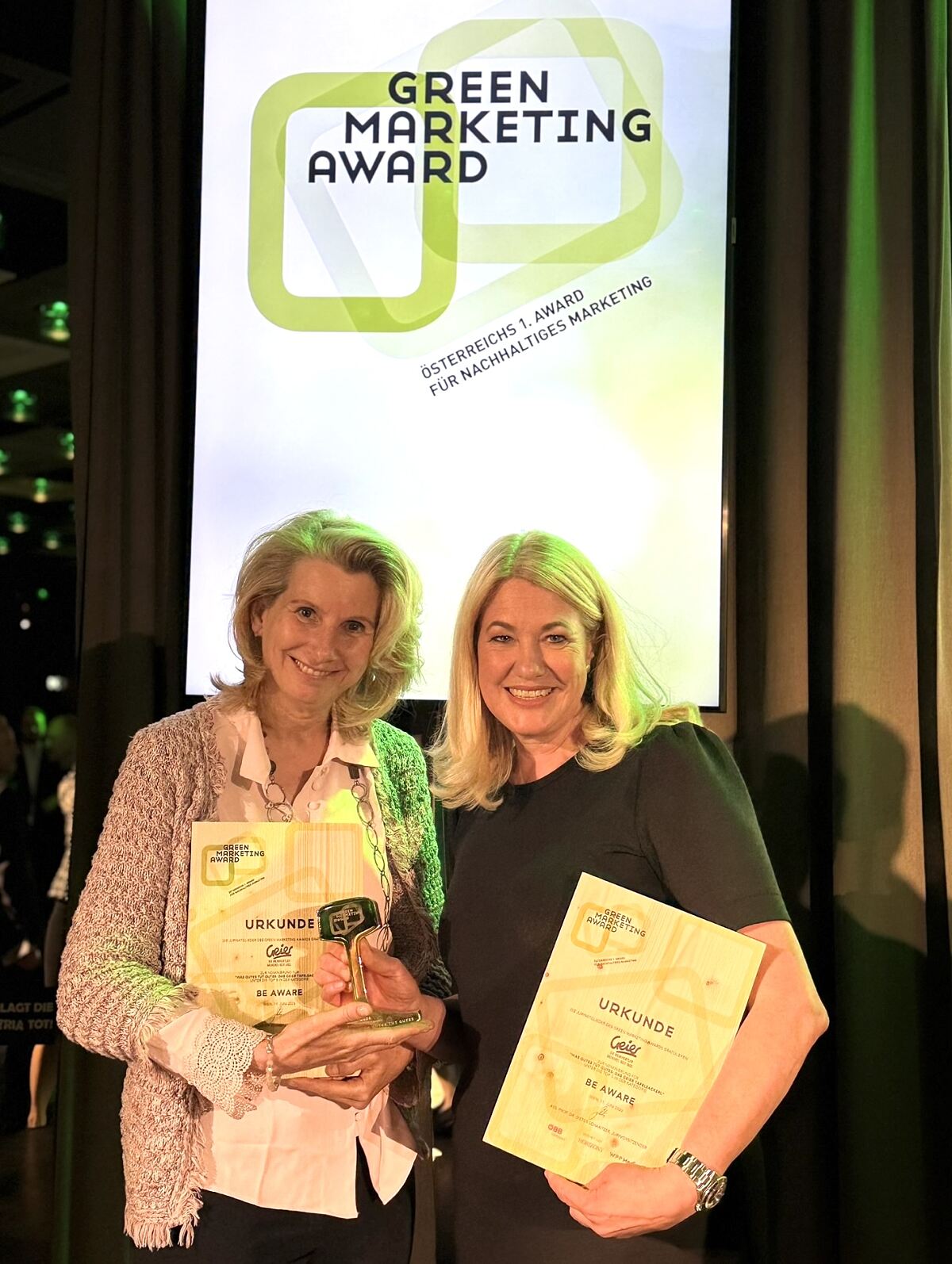 Verleihung des Green Marketing Awards